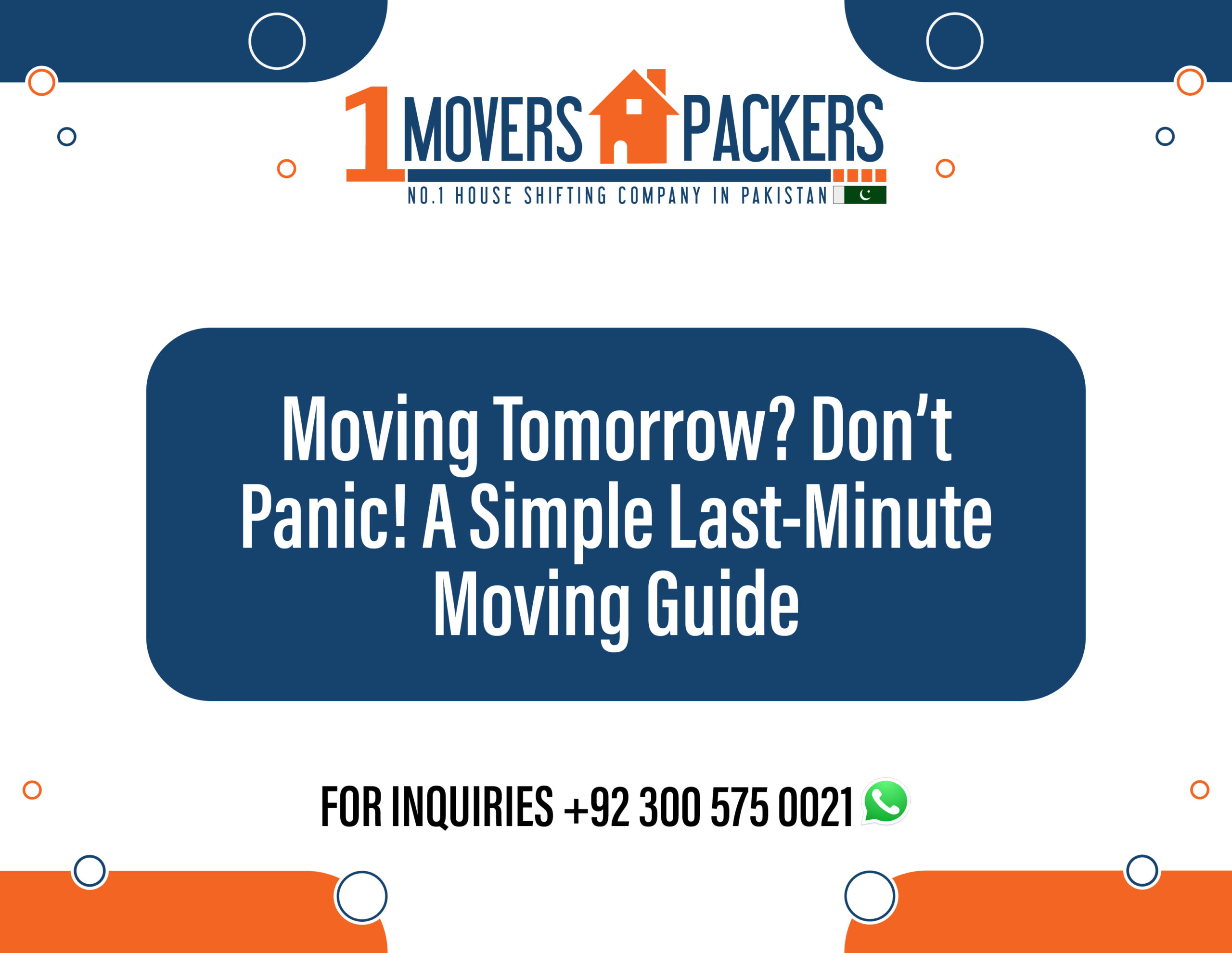 Last Minute Moving Guide and Quick House Shifting Tips